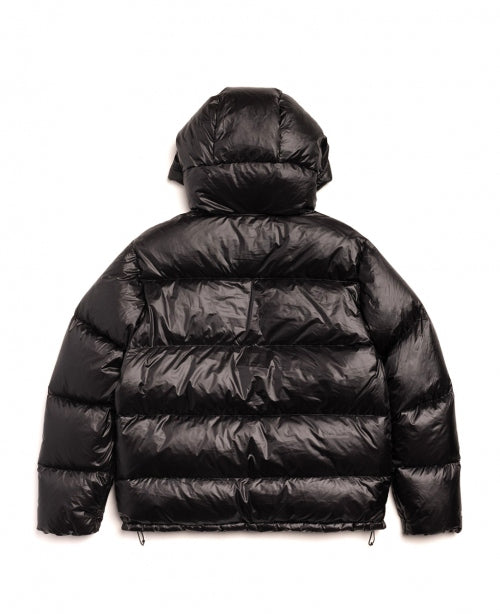 Black Micro Ripstock Down Parka