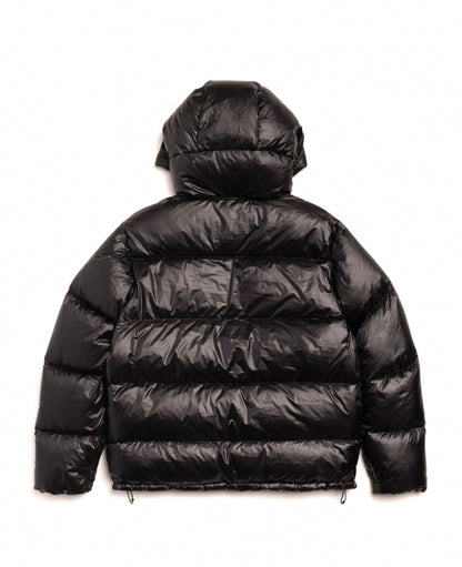 Black Micro Ripstock Down Parka