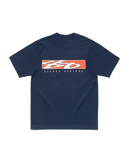 Navy S Box Tee