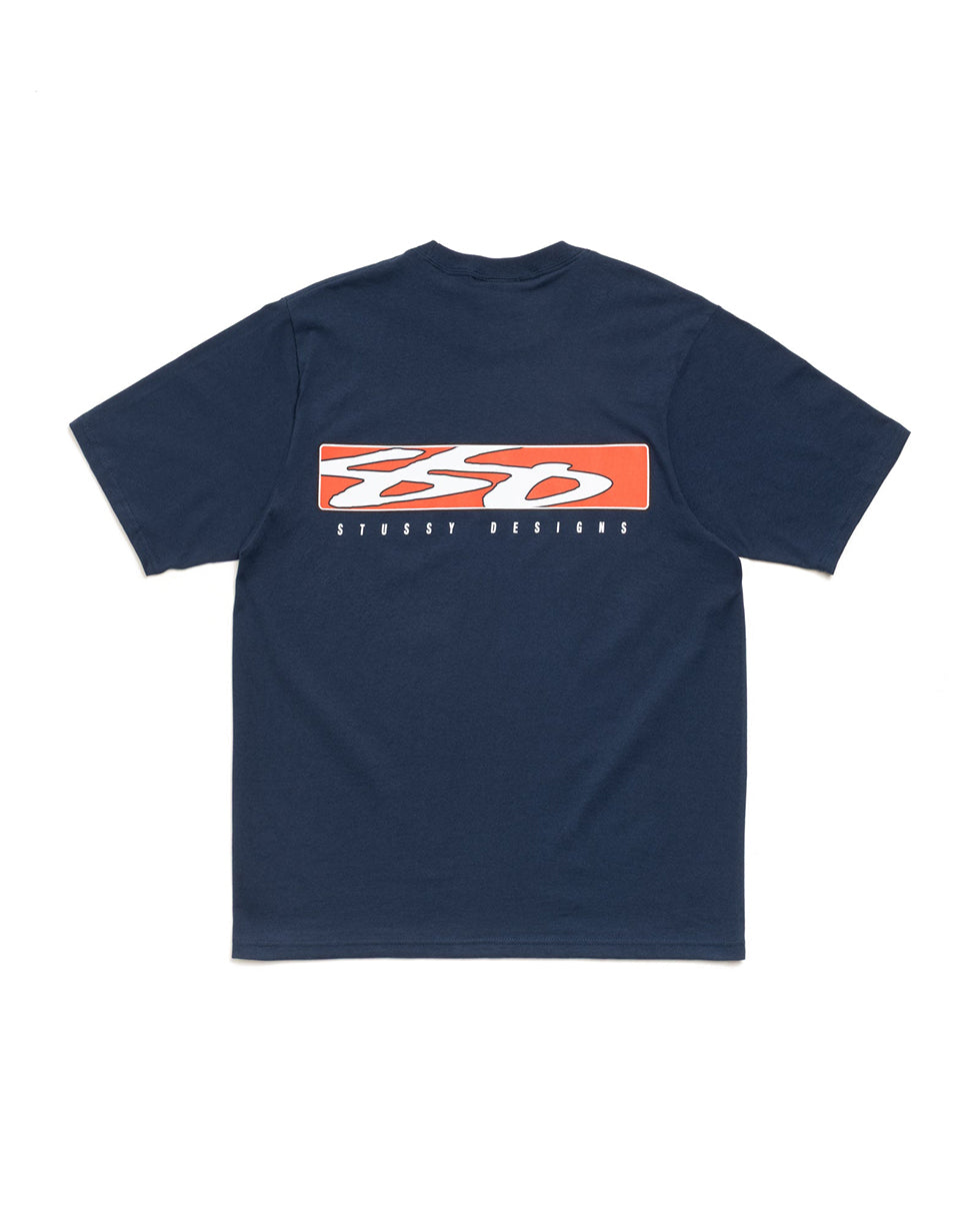 Navy S Box Tee