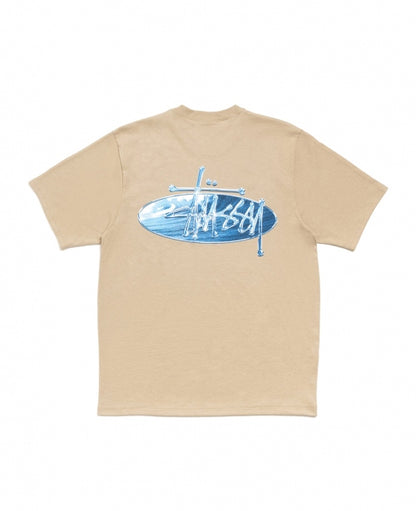 Khaki Wave Oval Tee