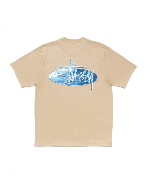 Khaki Wave Oval Tee