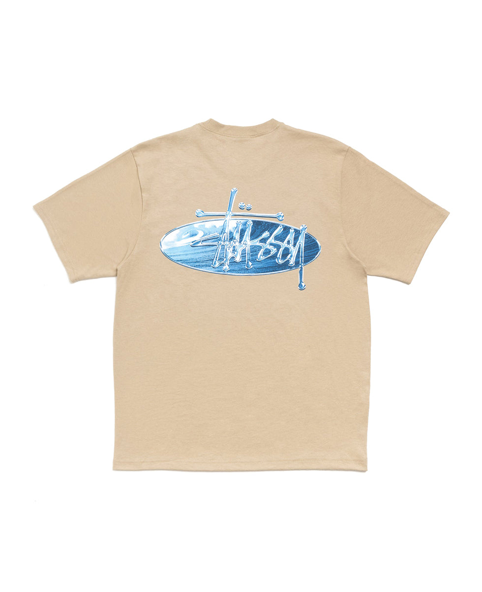 Khaki Wave Oval Tee