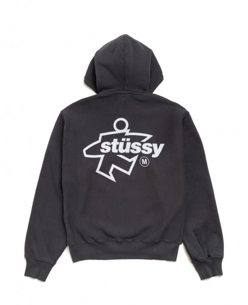 Black Surf Zip Hood