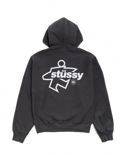 Black Surf Zip Hood