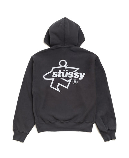 Black Surf Zip Hood