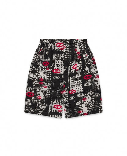 Printed Polyester Shorts