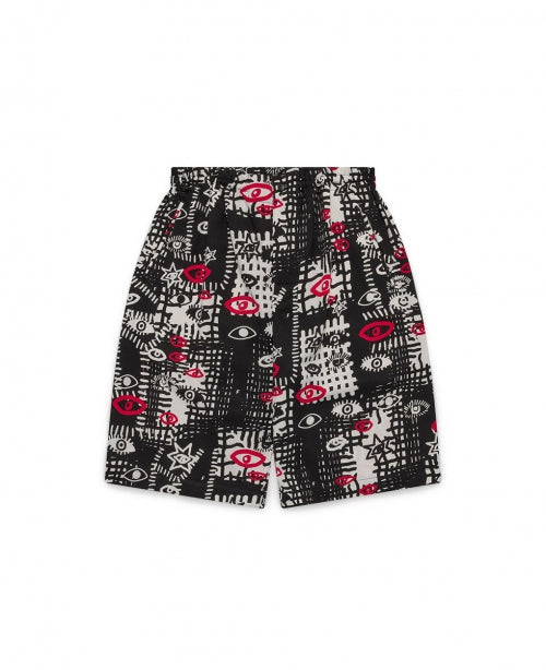 Printed Polyester Shorts