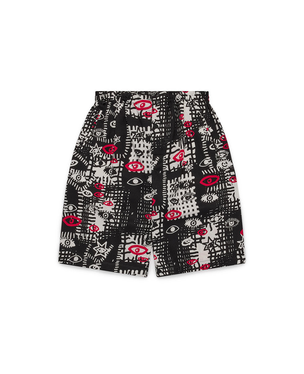 Printed Polyester Shorts
