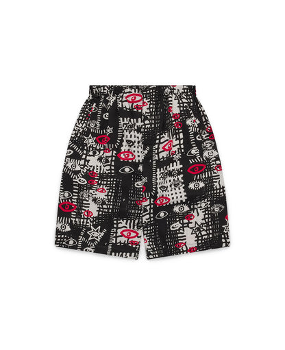 Printed Polyester Shorts