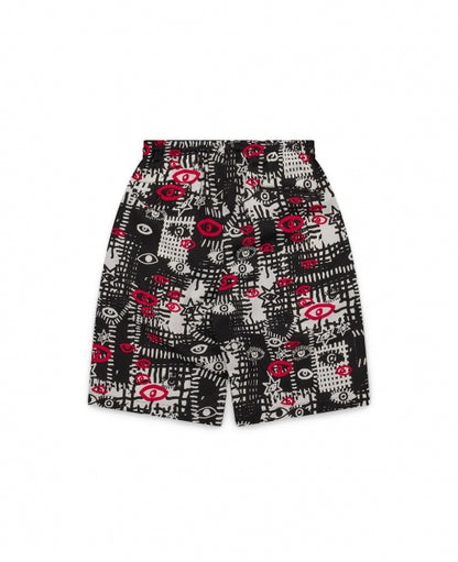 Printed Polyester Shorts