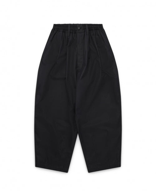 Black Baggy Cotton Trousers