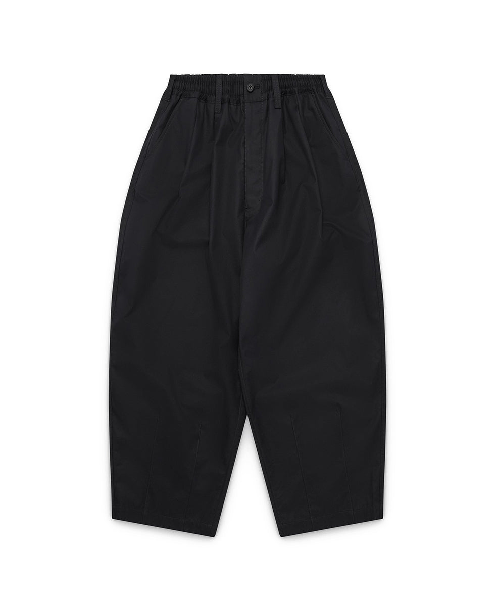Black Baggy Cotton Trousers