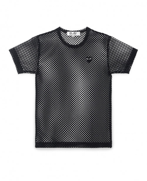 Black Heart Mesh T-Shirt