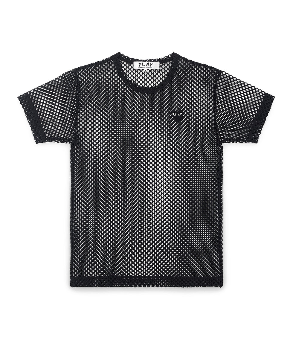 Black Heart Mesh T-Shirt