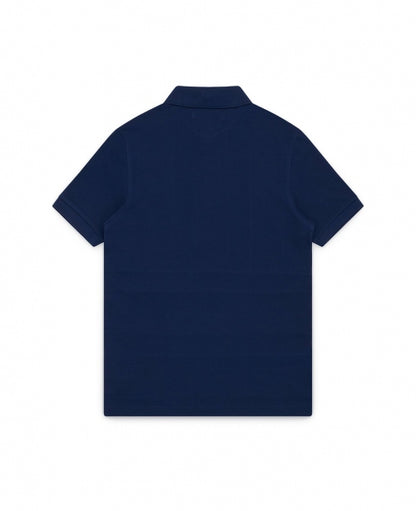 Navy Fred Perry Lines Polo