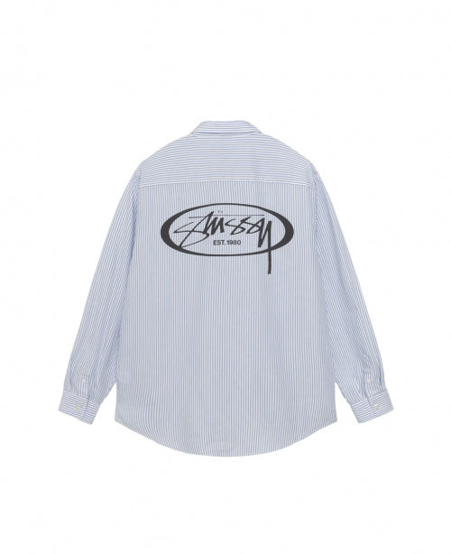 Blue Stripe Logo Shirt