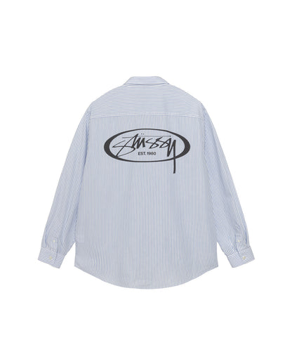 Blue Stripe Logo Shirt