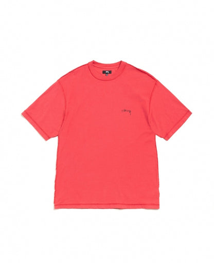 Washed Red Lazy Cotton T-Shirt