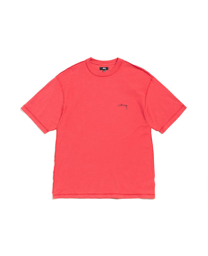 Washed Red Lazy Cotton T-Shirt