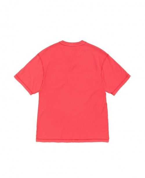 Washed Red Lazy Cotton T-Shirt
