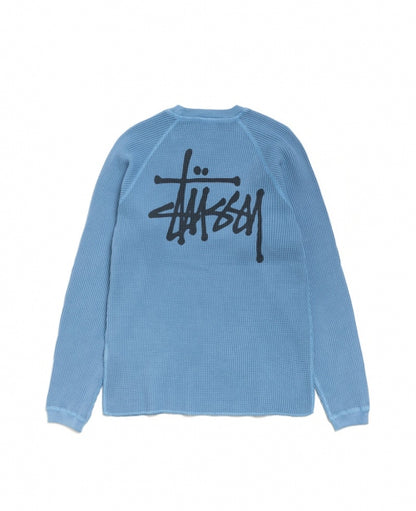 Dusty Blue Raglan Thermal Basic Stock