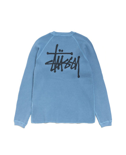 Dusty Blue Raglan Thermal Basic Stock