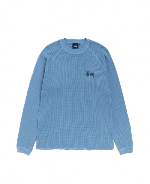 Dusty Blue Raglan Thermal Basic Stock