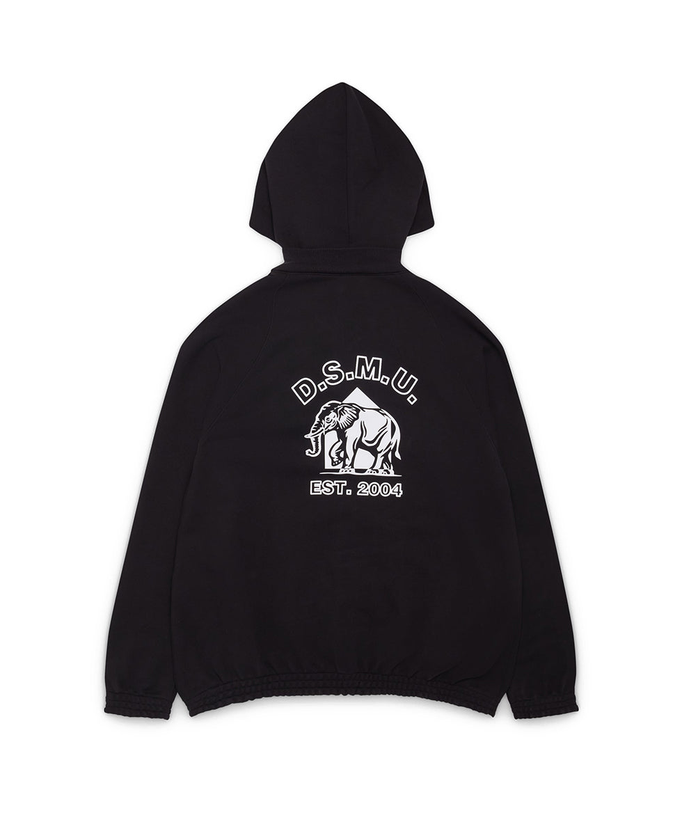 Black Zipped Hoodie