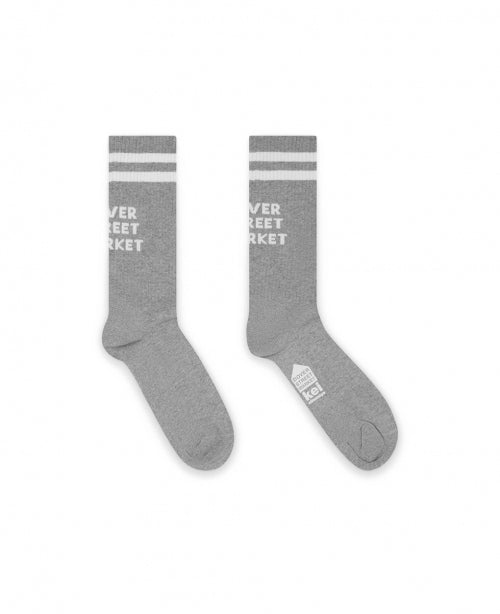 Gray Logo Socks