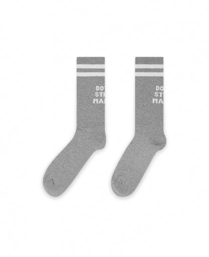 Gray Logo Socks