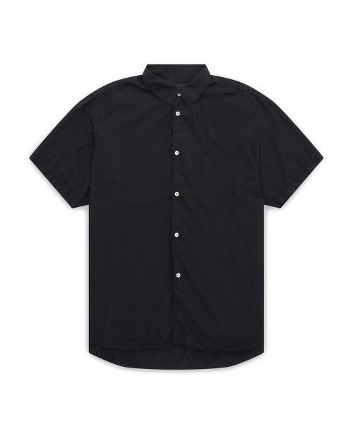 Black Boiled Polyester Shirt