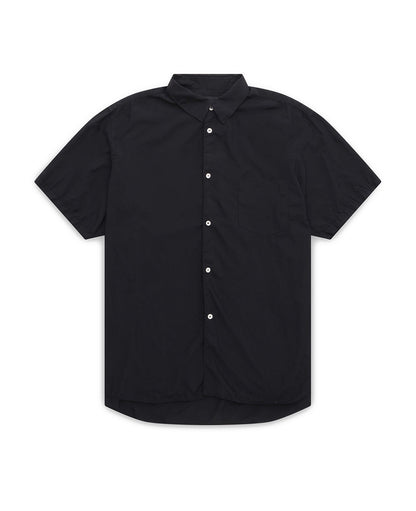Black Boiled Polyester Shirt