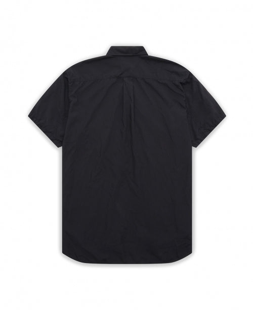 Black Boiled Polyester Shirt