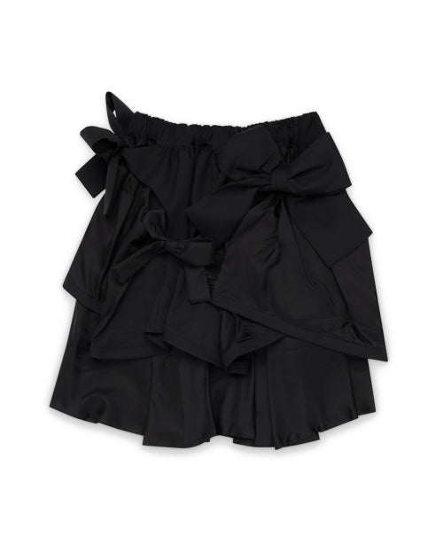 Bows Wool Skirt
