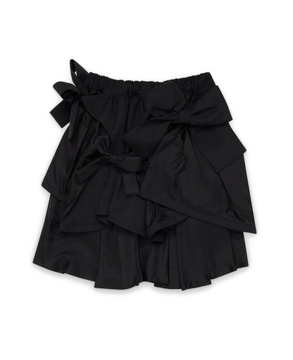 Bows Wool Skirt
