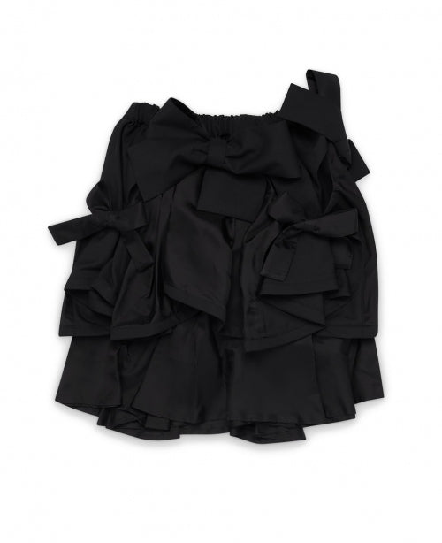 Bows Wool Skirt