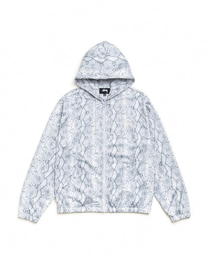 Snake Athletic Mesh Zip Hood