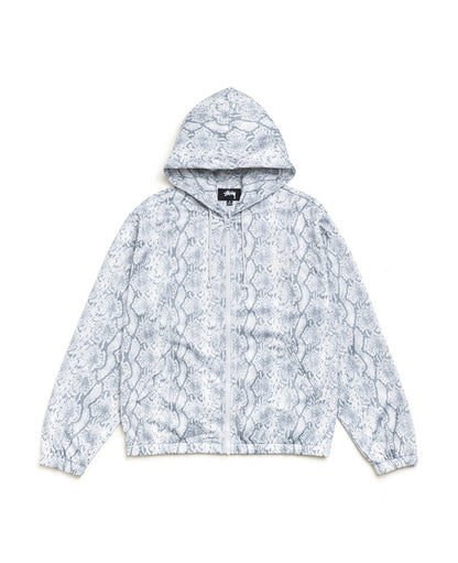 Snake Athletic Mesh Zip Hood