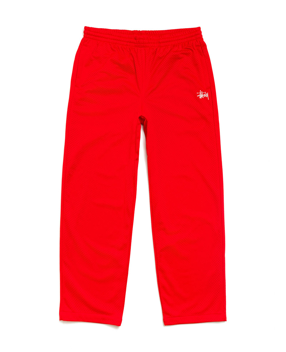 Red Mesh Track Pants