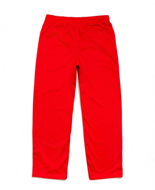 Red Mesh Track Pants
