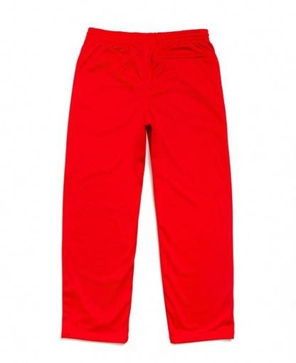 Red Mesh Track Pants