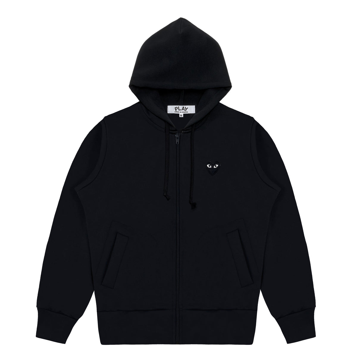 Black Heart Polyester Hoodie