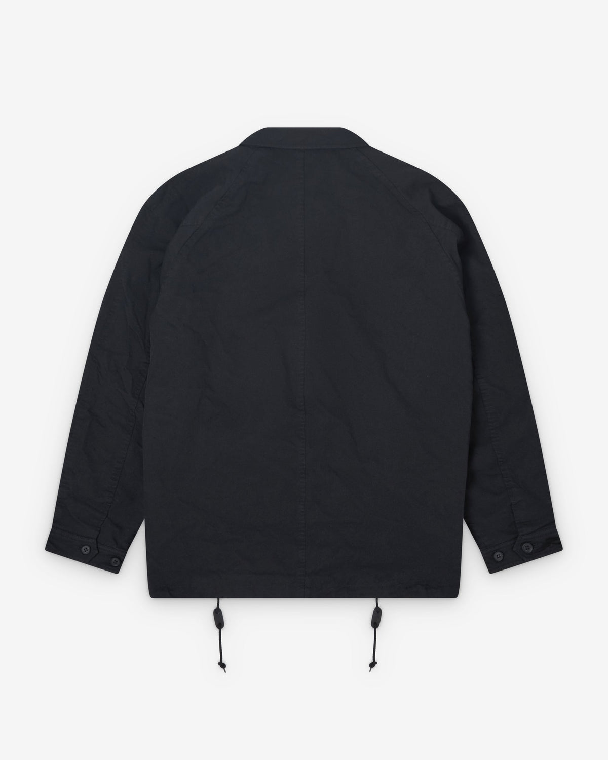 Black Boiled Polyester Jacket