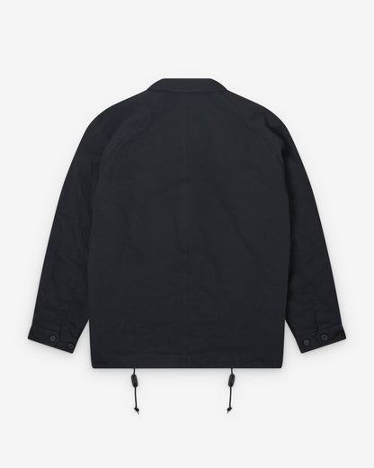 Black Boiled Polyester Jacket