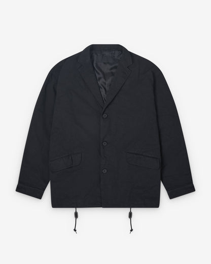 Black Boiled Polyester Jacket