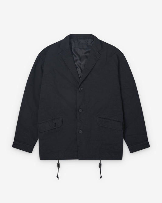 Black Boiled Polyester Jacket
