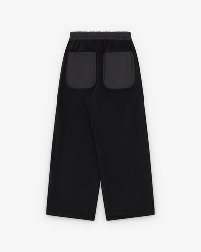 Black Technical Polar Trousers