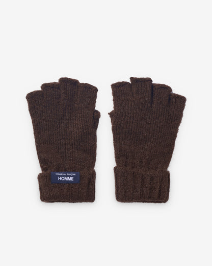 Brown Cut Out Gloves