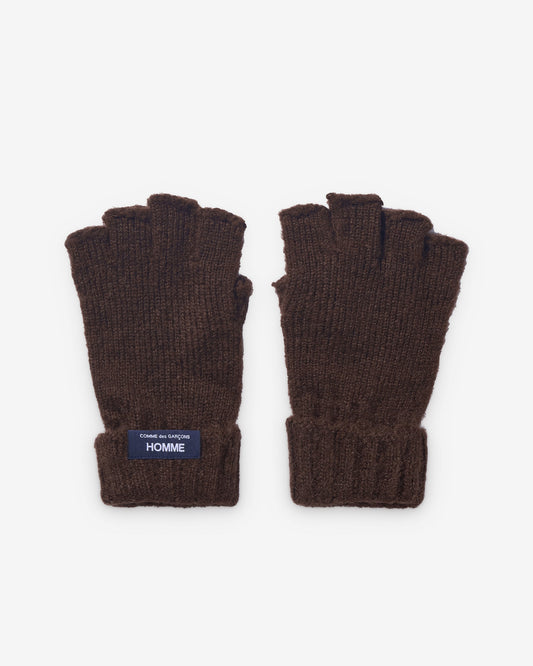 Brown Cut Out Gloves